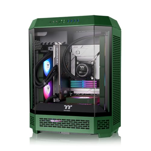 Image of Thermaltake CT120 EX ARGB Sync PC Cooling Fan 3 Pack, PWM 500~2000 RPM, 5V Motherboard Sync, 16.8 Million Colors 9 LEDs, MagForce 2.0 Connectors, Hydraulic Bearing, Racing Green, CL-F220-PL12RG-A