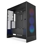 NZXT H7 Flow RGB | Mid-Tower ATX Airflow Case with RGB Fans | Supports Bottom Fans for Direct GPU Cooling | Includes 360mm Single-Frame Fan Unit | Cable Management | Black