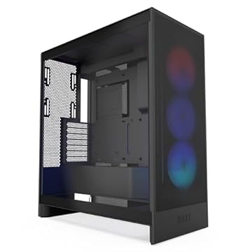 GABINETE GAMER NZXT H7 FLOW RGB PRETO MODELO CM-H72FB-R1