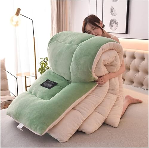 Coperta in cashmere di agnello per letto singolo, per tutte le stagioni, trapuntata alternativa