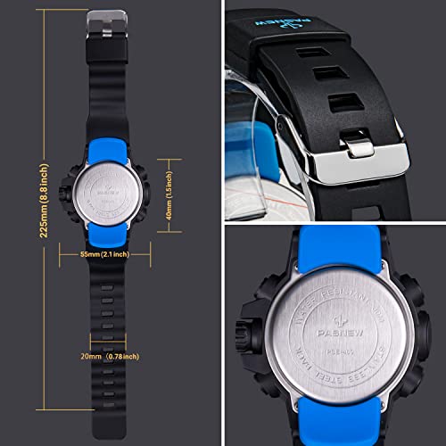 Reloj multifunción para niños impermeable con esfera grande digital para adolescentes 4