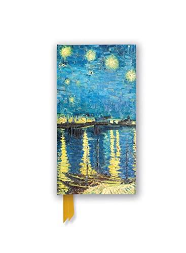 Vincent van Gogh: Starry Night over the Rhône (Foiled Slimline Journal) (Flame Tree Slimline Journals)