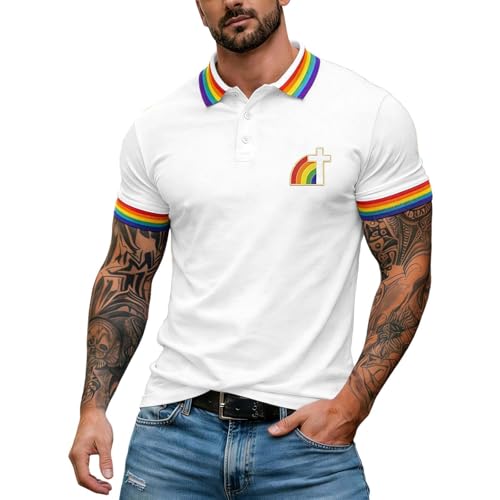 Polo homme col V blanc chic et respirant pour le golf