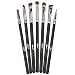 Matto 7-Piece Makeup Eye Brush Set - Eyeshadow Makeup Brushes, Eyeliner, Eye Pencil, Blending Crease