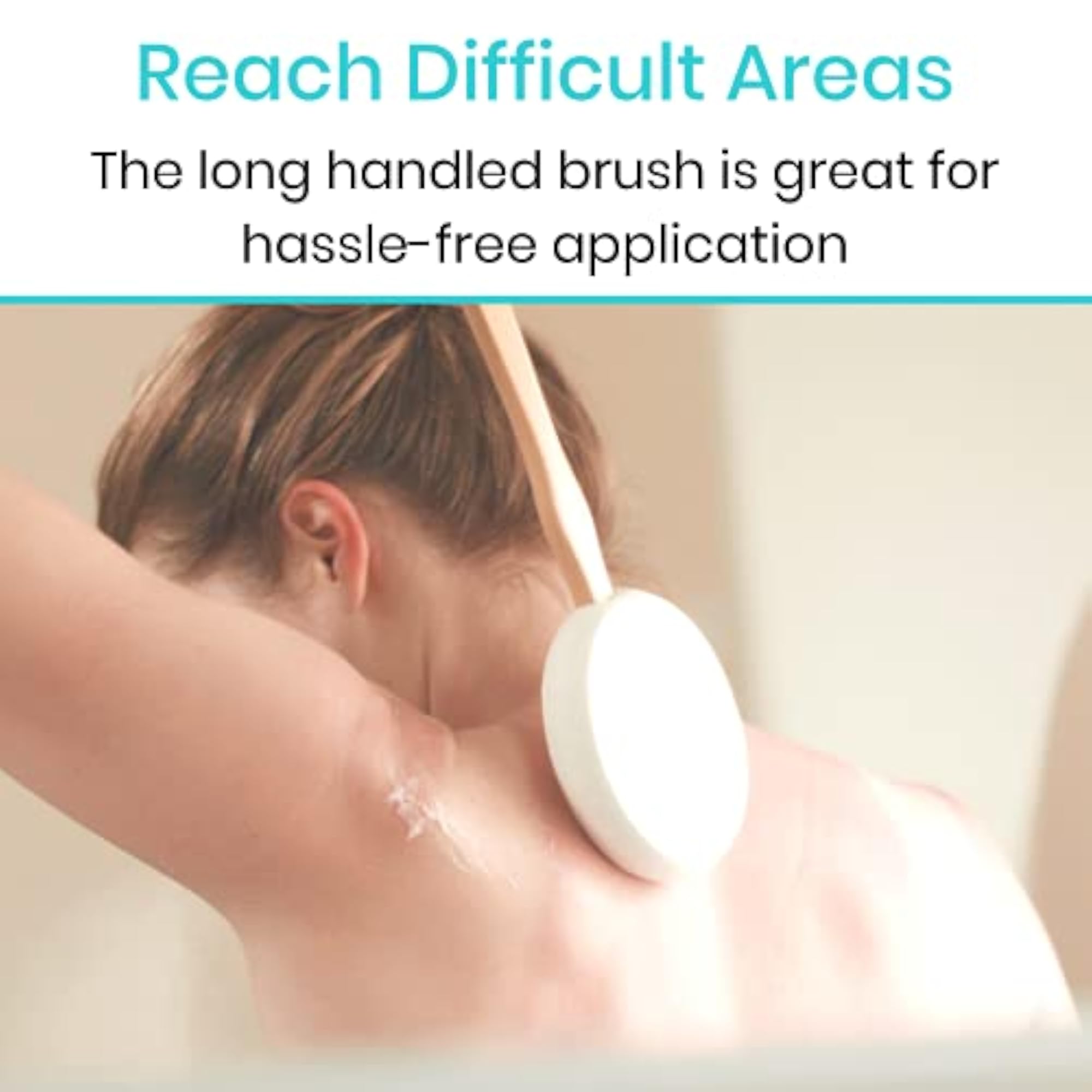 Back Lotion Applicator, Long Reach Handle