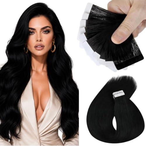 Sunny Hair Tape in Extensions Jet Black