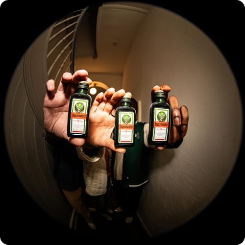 Jägermeister Herbal Liqueur | 24x2cl Miniature Pack | 35% ABV | German Liqueur | Spirits | 56 Herbs & Botanicals | Best Served as an Ice Cold Shot