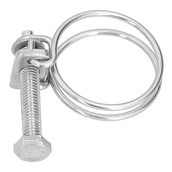 Adjustable Double Wire clamp 100 PCS (5X20MM, PACK OF 5)