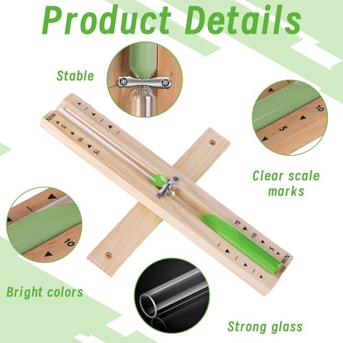 Sanduhr Sauna Zubehör,Sanduhr Sauna,Sauna Sanduhr Zubehör,Wandmontage Umweltfreundlich Sauna Sanduhr + 2 Edelstahl Schrauben,360° Drehbare Sauna Uhr Holz (15 Minuten)