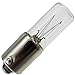 120MB6 Miniature Light Bulb, 120 Volts, BA9S Base, (10 Pack)