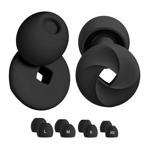 Fiorenza Orecchie Tappi Silicone Nero