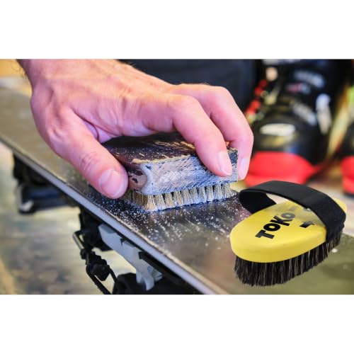 Toko Base Brush oval Steel Wire with strap Tools - Bürsten (vor Wachsen)