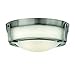 Hinkley 3223AN 13" 2-Light Flush Mount in Antique Nickel