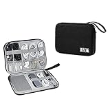 Electronic Organizer, Portable Cord Organizer, Travel Waterproof Electronic Storage Bag, for USB...