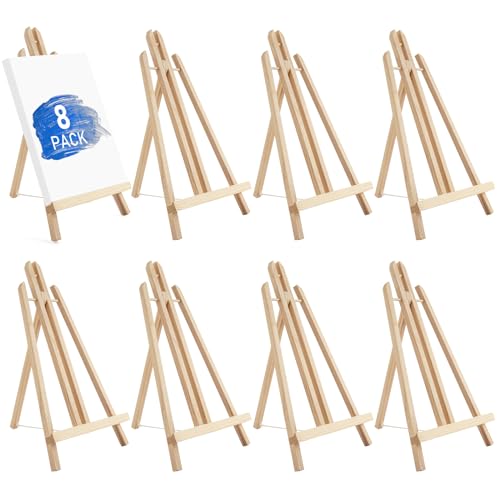 Falling in Art 16 Inch Wood Easel Stand, Tabletop Display
