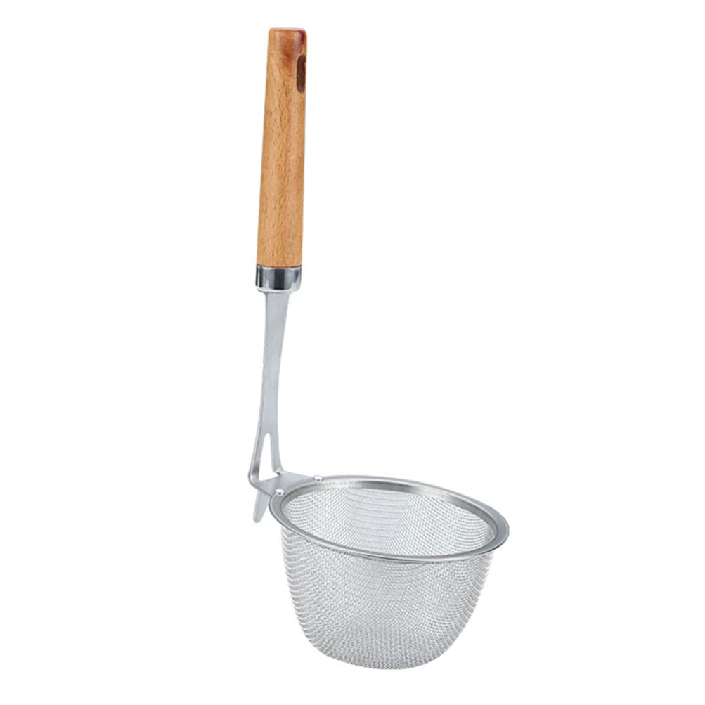 Paniers à Pâtes Inox Manche Bois Lot De 2 Paniers à Pâtes, Passoire à Nouilles En Acier Inoxydable Avec Poignee En Bois Pour Faire Bouillir Des Aliments Des Pates Des Nouilles~p179784828 Passoire