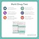 5 Tests Accudoctor Multi Drogentest 5 Drogen im Urin THC Cannabis Marihuana Kokain MET Benzodiazepine Amphetamin Schnelltest Urintest urin teststreifen one multidrogentest Drogenschnelltest drug test
