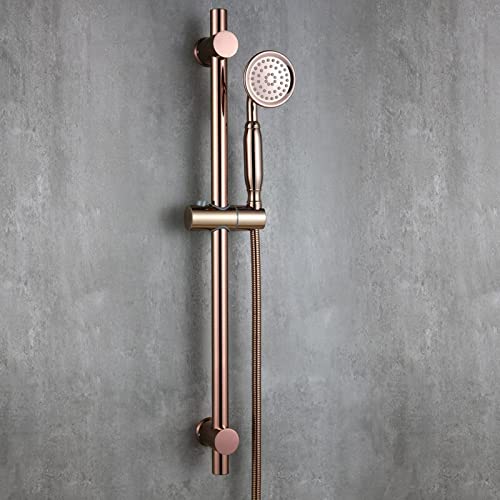Pomme de douche or rose pour créer une ambiance spa dans votre salle de bain