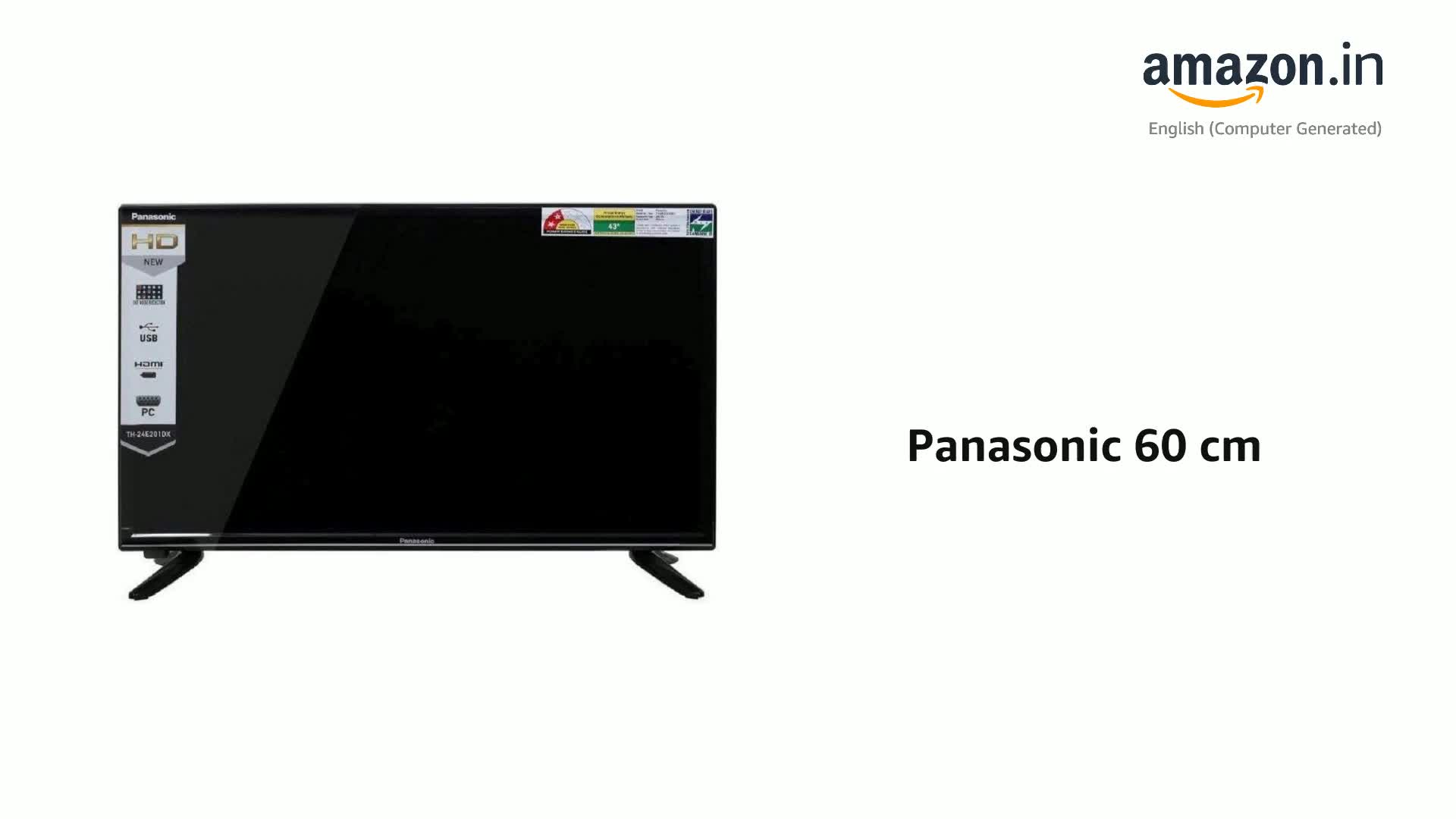 Refurbished) Panasonic 60 cm (24 inches) Viera TH-24E201DX HD