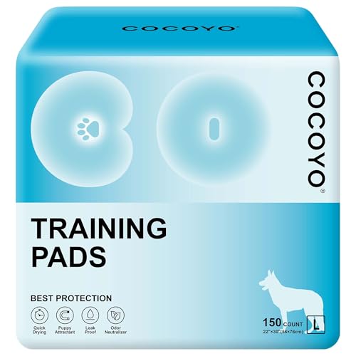Image of COCOYO Large Training Pads, 22 inchX30 inch, 150 Count