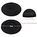 Wheebo Wool Beret Hat,Solid Color French Style Winter Warm Cap for Women Girls(Black)