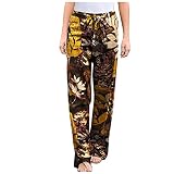 Damen-Hose FF994, klassisch, formbar, Baumwolle, mit Datumsanzeige, gemustert, Hose, grau, 4X-Large