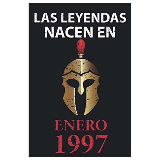 Las leyendas nacen en enero 1997: Regalo de cumpleaños perfecto para hombre y mujer de 24 años I Cita positiva , humor I Cuaderno , diario , libro de ... I Idea original para el 24 cumpleaños