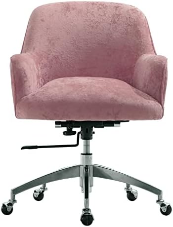Warmiehomy Desk Chair Velvet Office Computer Chair Ergonomic Swivel Chair Executive Chair Adjustable Height Comfy Arm Chair For Home Office Living Room Bedroom Green 63.5x70x83.5CM