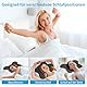Gaethra Nackenstützkissen, zur Linderung von Schulter und Nackenschmerzen, Ergonomisches Orthopedic Pillow für Seiten, Rücken & Bauchschläfer, auch Geeignet als Nacken Therapiekissen, 64×36×12/9 cm