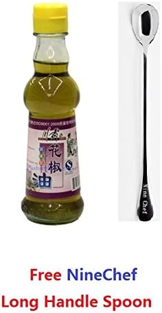 Spicy King (Chuan Ba Wang) Sichuan Peppercorn oil 150ml (Pack of 1) + One NineChef Spoon