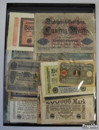 Billetes de banco del Imperio Alemán coleccionables lote de 20 unidades históricas