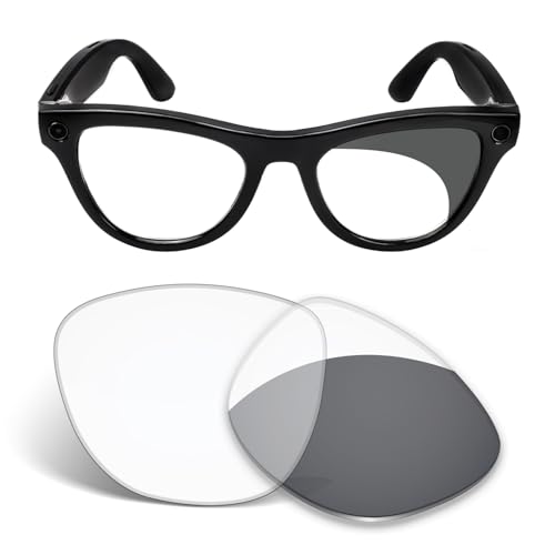 Image of 1.5MM Replacement Lenses Compatible With Ray-Ban Meta Skyler RW4010 52mm Smart Sunglasses