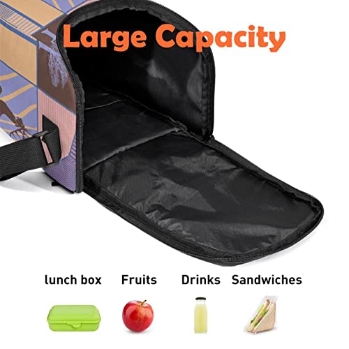 Bolsa para exteriores y oficina: porta alimentos con cremallera estilo nórdico 3