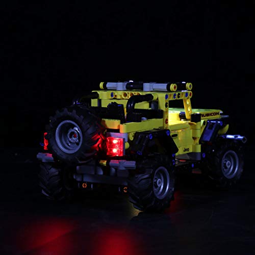 LIND Led Beleuchtungsset für Lego 42122 Technic Jeep Wrangler 4x4, Licht Set Kompatibel Mit Lego 42122 Bauset - Nicht… – Bild 7