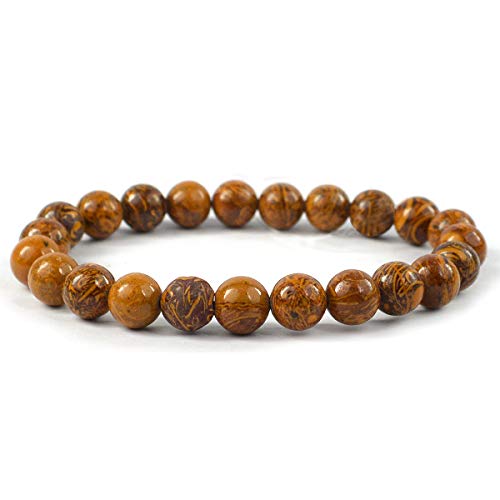 Reiki Crystal Products Natural Crystal Stones Reiki Healing Stones Combination Bracelet for Men & Women. Fashion Jewellery. (Mariam Agate)