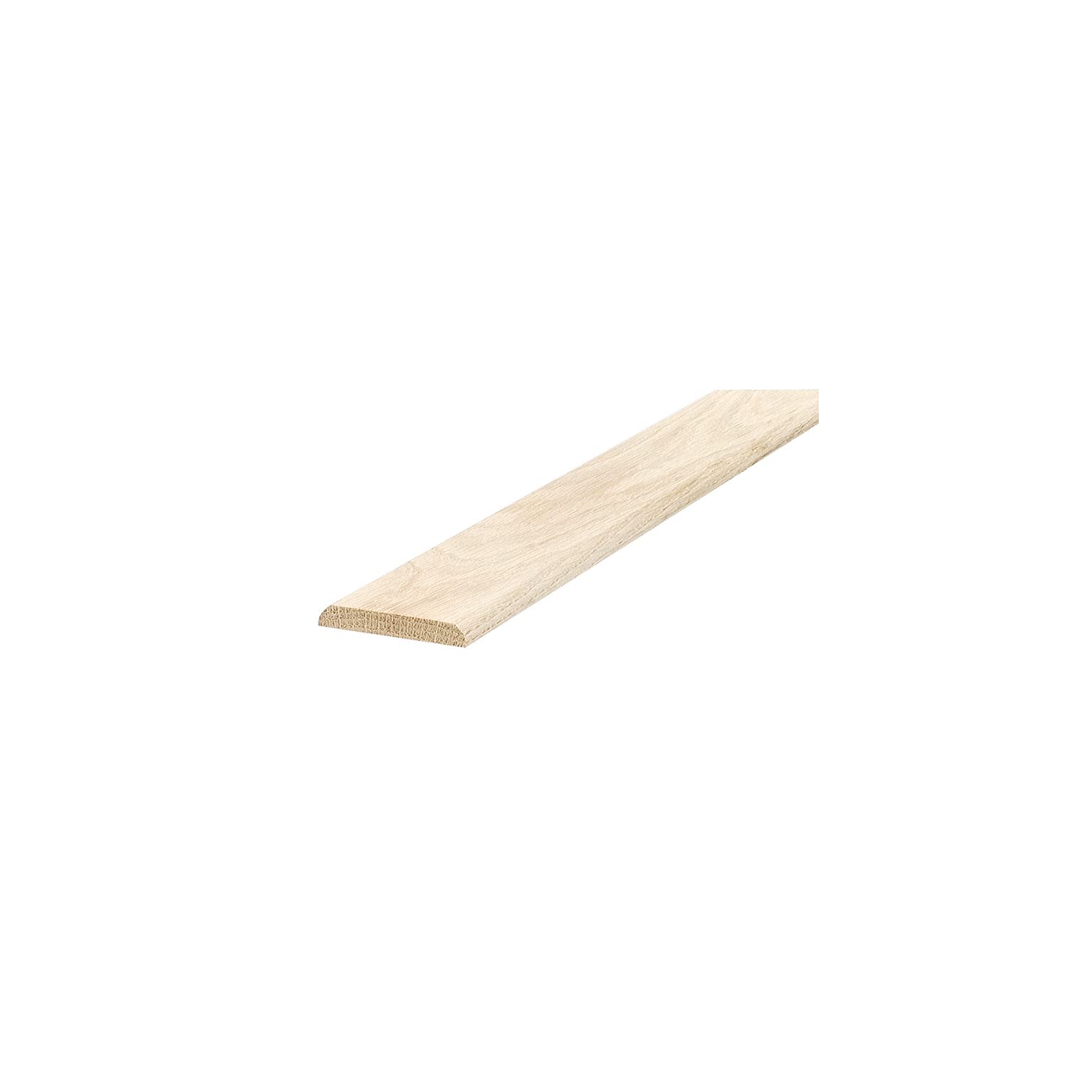 M-D Building Products 11908 2-1/2 in. x 3/8 in. x 36 in. Natural Hardwood Flat-Profile Threshold for Doorways