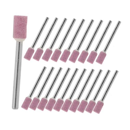 TIDTALEO 50Pcs Grinding Stones for Abrasive Drill Bits Polishing Tool Heads for Rotary Tools Efficient Grinding Sanding Shape