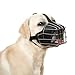 HYHIOTS Maulkorb für mittelgroße und große Hunde, Metall, Pitbull, Drahtkorb für große Rassen, Deutscher Schäferhund, Rottweiler, Cane Corso, Spanischer Mastiff