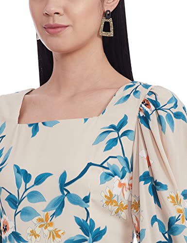 Image of Marie Claire Women's Polyester A-Line Midi Casual Dress