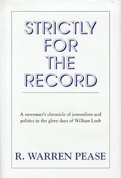 Hardcover Strictly For The Record Book