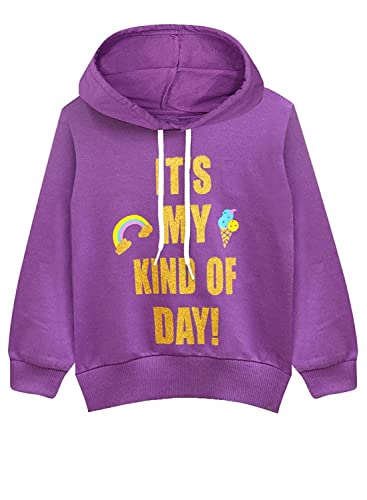 Image of A.T.U.N. (ALL THINGS UBER NICE) Girls Cotton Full Length Hooded Neck Sweatshirt