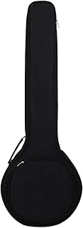 Banjo Case, Carrying Gig Bag for 5-String Banjos, Interior Padded Banjo Storage Bag, Protective Banjos Musical Instrument Bag with Adjustable Straps, Thanksgiving Christmas Gifts Woteg