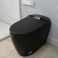 Givingtree Black Smart Toilet with Full Functionality, Dual Touch On/Off Lid Mode for Microwave and Infrared, Dual Clean Smart Toilet with Special Mobile Drying