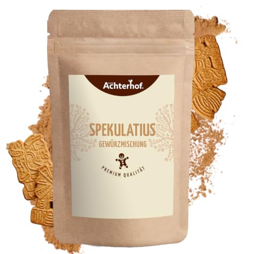Spekulatius Gewürzmischung 100g | weihnachtliches Gewürz aus Zimt Nelken Sternanis Ingwer Muskat und Kardamom | ohne künstliche Aromen | vom Achterhof