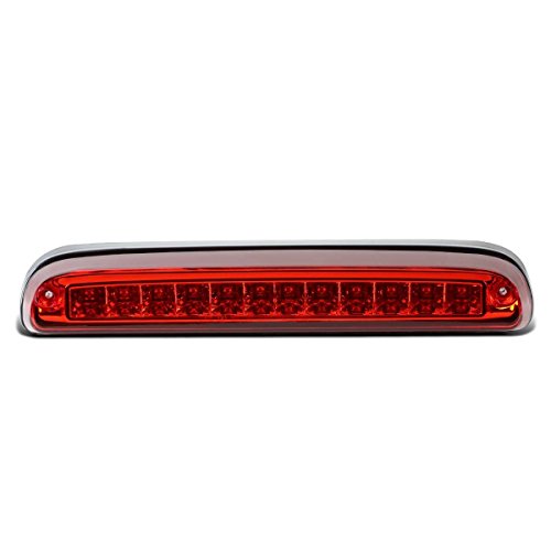 DNA Motoring 3BLFRAN93LEDRD LED Third Tail Brake Light [For 99-16 Ford Super Duty]