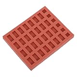 stampi per mattoni cemento Applicazione versatile: sia per accessori per la costruzione del paesaggio, materiale da costruzione della casa delle bambole, insegnamento in classe o produzione di giocattoli artigianali, questo stampo in mattoni in miniatura si adatta a tutte le esigenze di architettura in miniatura, stampo in mattoni quadrati, accessori per la costruzione del paesaggio