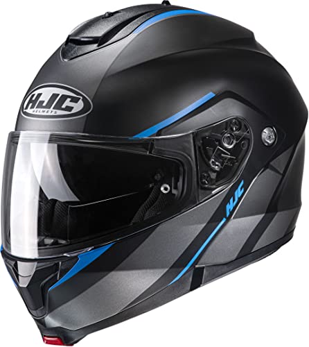 Casque HJC C91 Tero Black Blue modulable pour moto de route