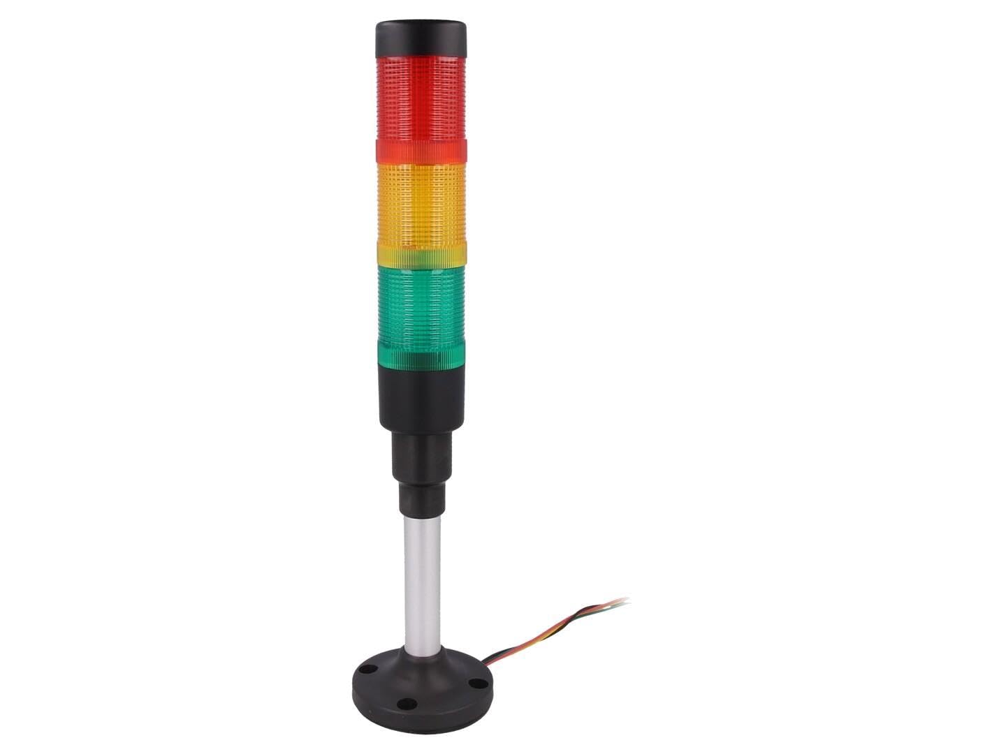 HBJD-40/D/3/RYG/24AC/DC/B Segnalatore: colonnina di segnalazione LED rosso/giall