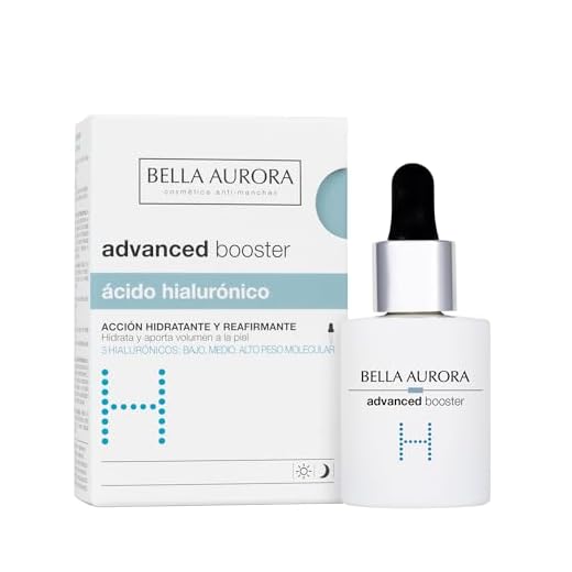 BELLA AURORA - Advanced Booster H 30 ml, Ácido Hialurónico, Sérum Hidratante y Antiarrugas Facial, Antiedad y Alisa la Piel, Confort al Instante, Atenúa Arrugas y Líneas de Expresión