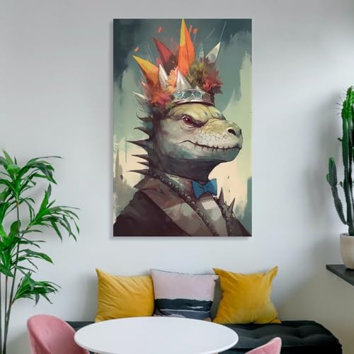 Dinosaur Stegosaurus Impression Sur Toile tableau mural pas cher mur vide - 3